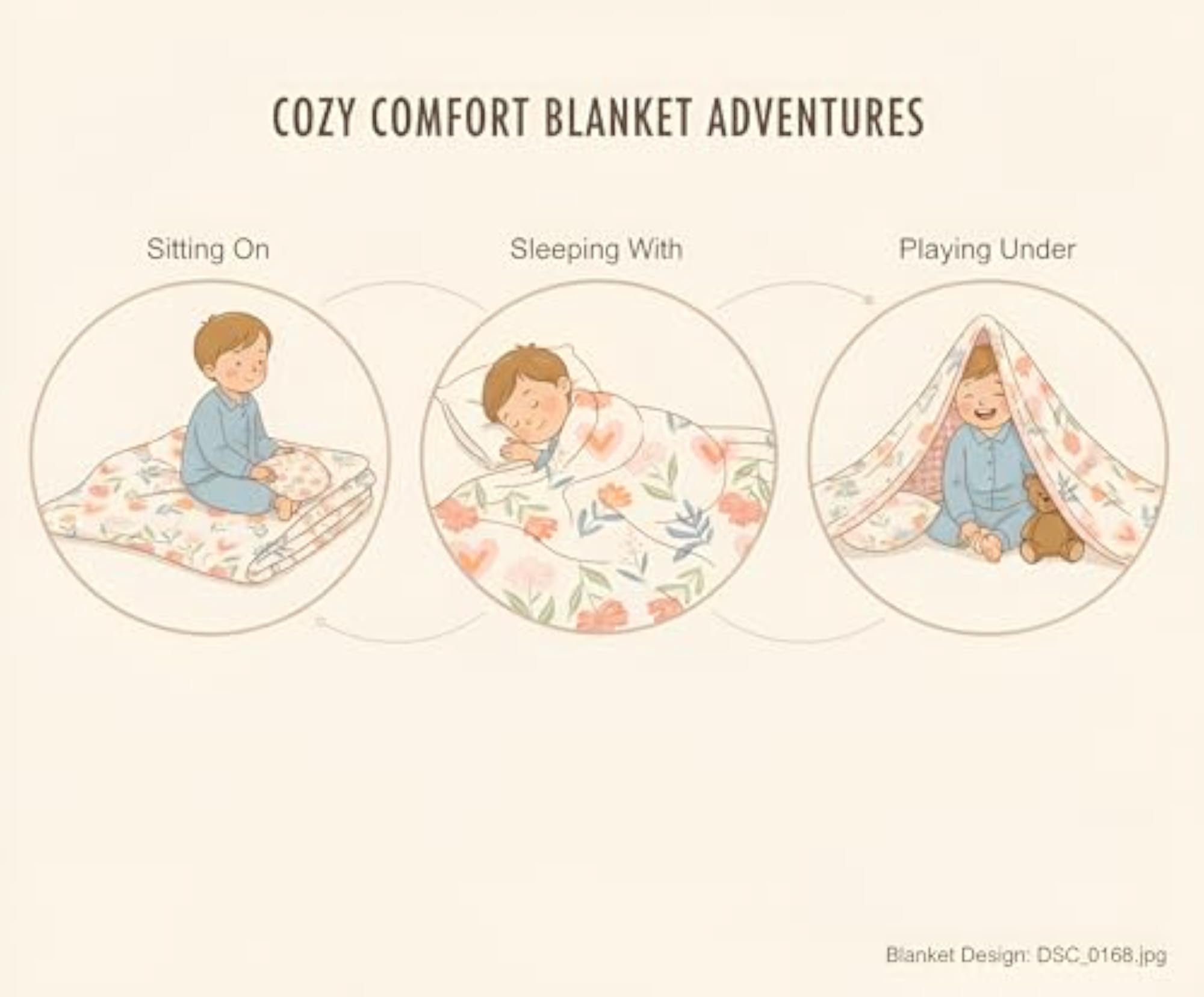 Premium Reversible Baby Comforter Dohar